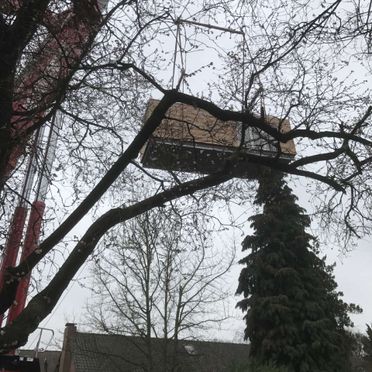 Hijsen planken